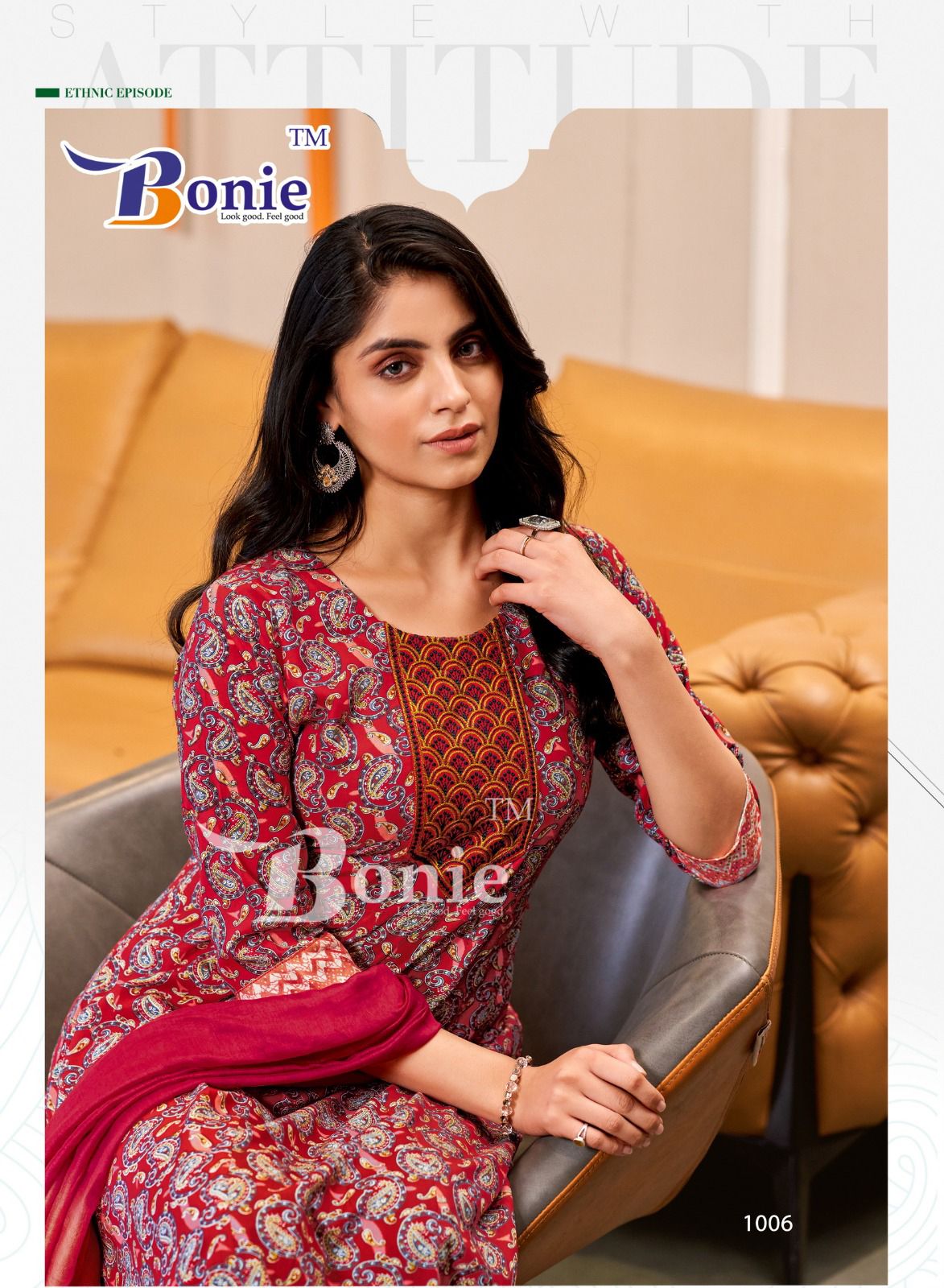 Tanvi By Bonie Rayon Printed Anarkali Kurti With Bottom Dupatta Wholesale Shop In Surat
